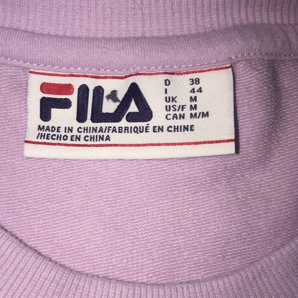 Fila medium light purple sweatshirt 💕 - Picture 4 of 6